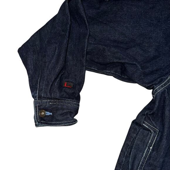Fubu Vintage 1990’s Men’s Blue Denim Trucker Jean Jacket Size XL - Picture 4 of 15